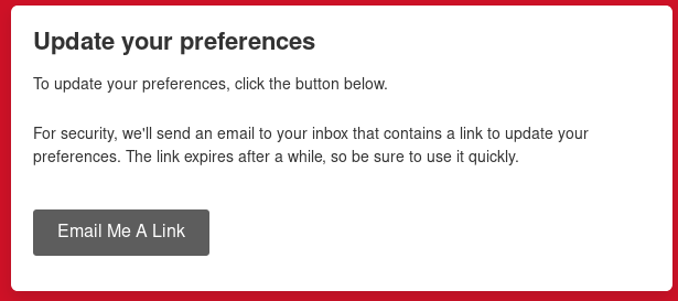 Email Me a Link page